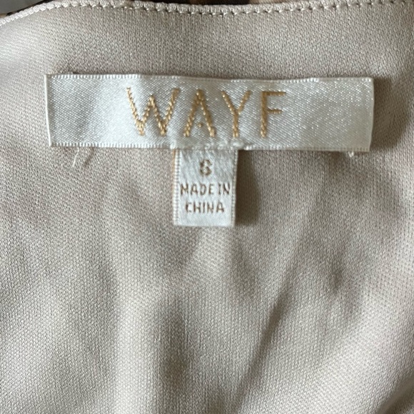 🔥WAYF Leopard woman’s Dress-Small-long sleeves Stretch With Ruched Waist NWOT - Picture 8 of 9